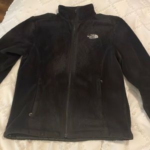 North Face fleece Black Jacket